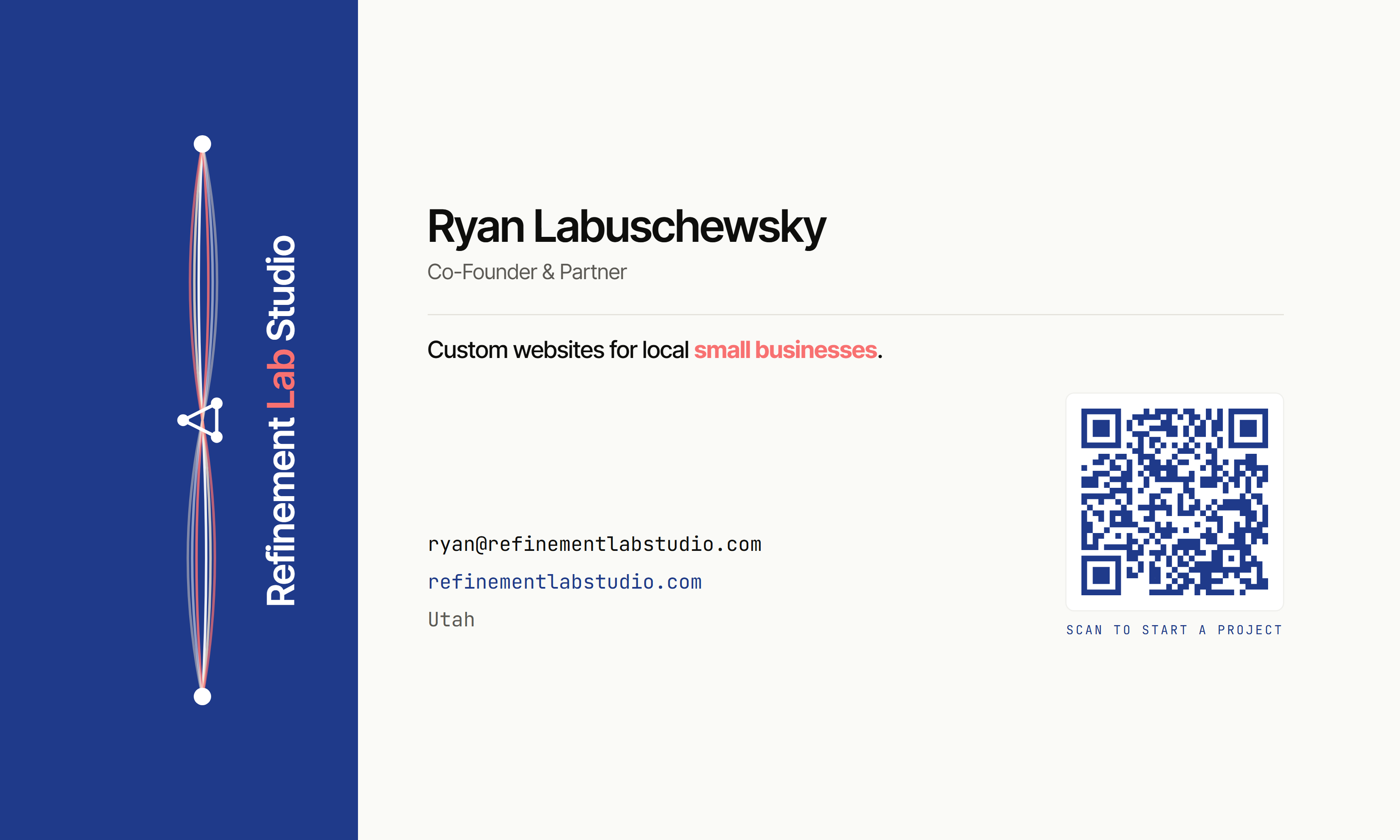 Cobalt card back — Ryan Labuschewsky